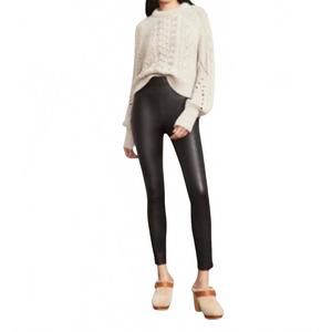 NEW VERONICA BEARD corliss leather legging in black